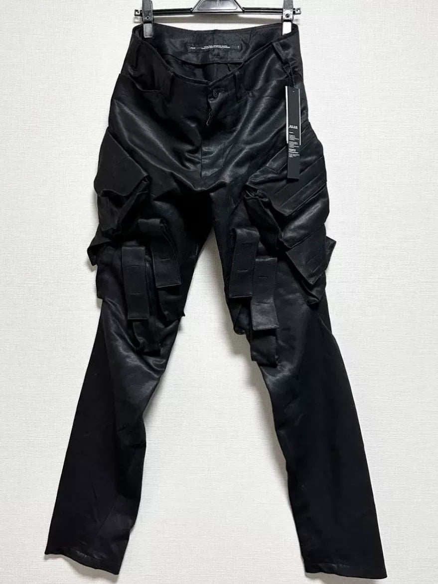 Julius_7 Utility Pants in Black