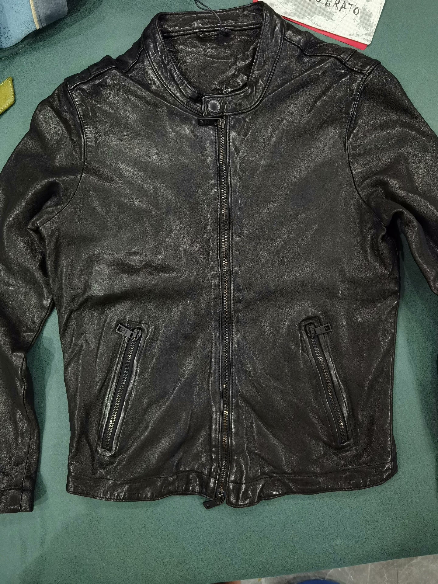 Giorgio Brato Men's Leather Jacket Size 44