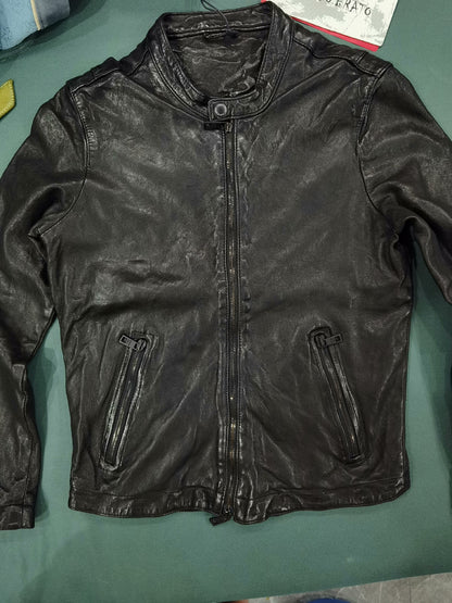 Giorgio Brato Men's Leather Jacket Size 44
