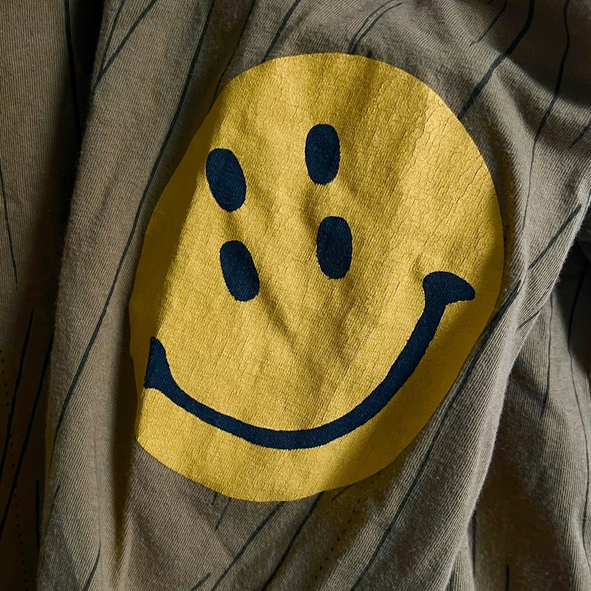 Kapital Smiley Face Long Sleeve Shirt