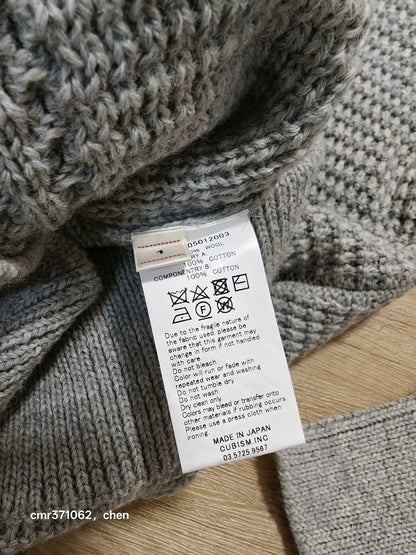 visvim 18AW Spot Fisherman Cable Knit