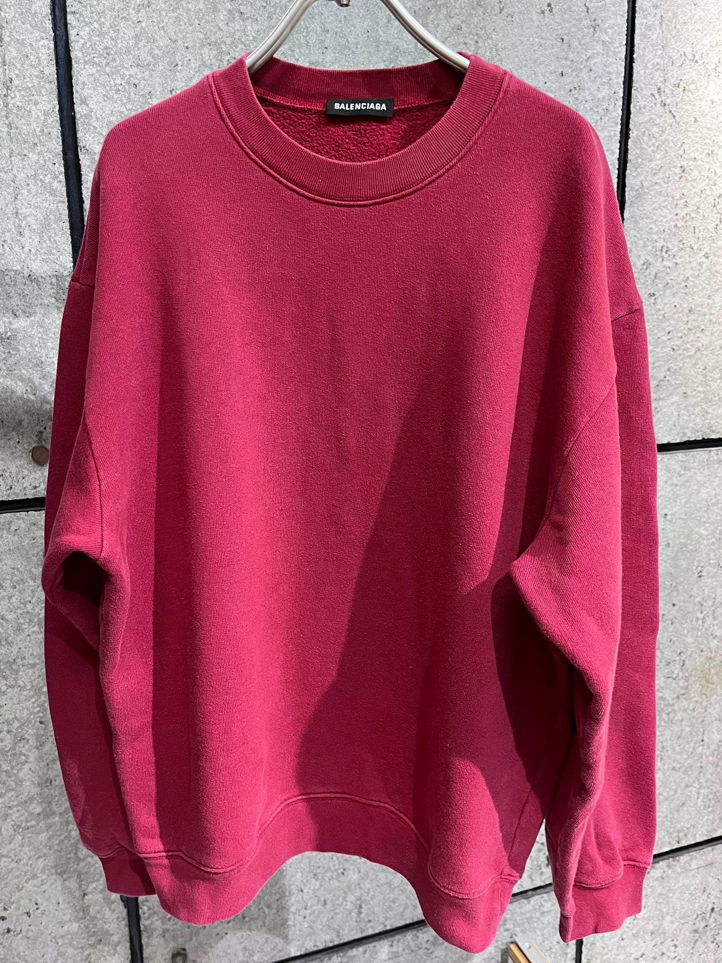 Balenciaga Red Letter Sweatshirt Size S