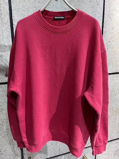 Balenciaga Red Letter Sweatshirt Size S
