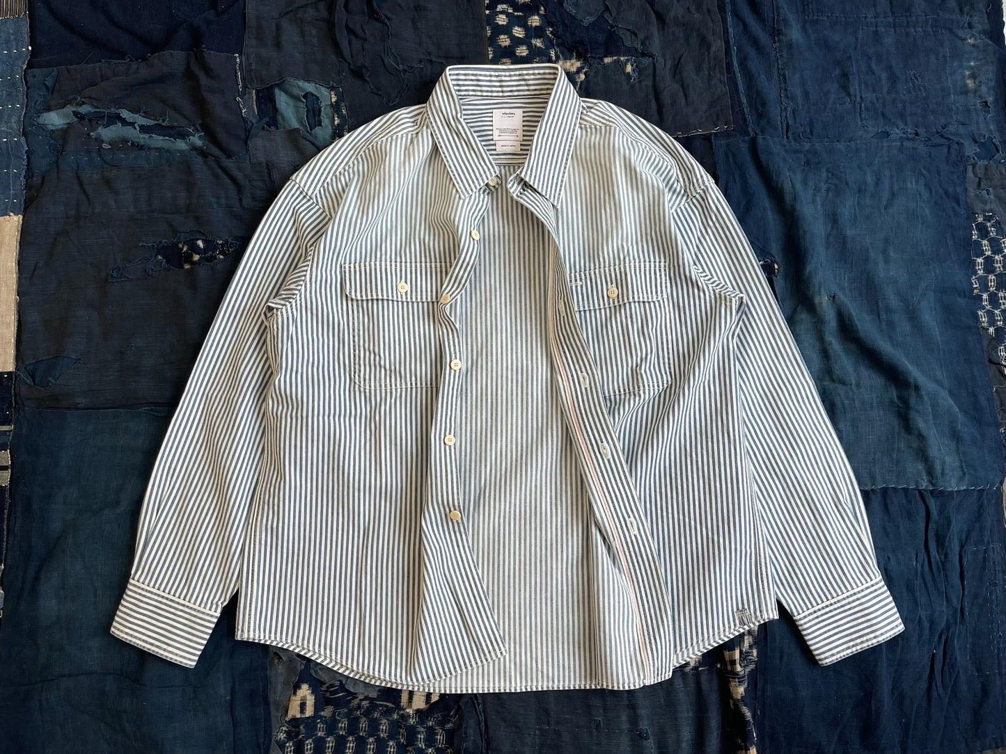visvim 24AW Langer Hickory Striped Shirt