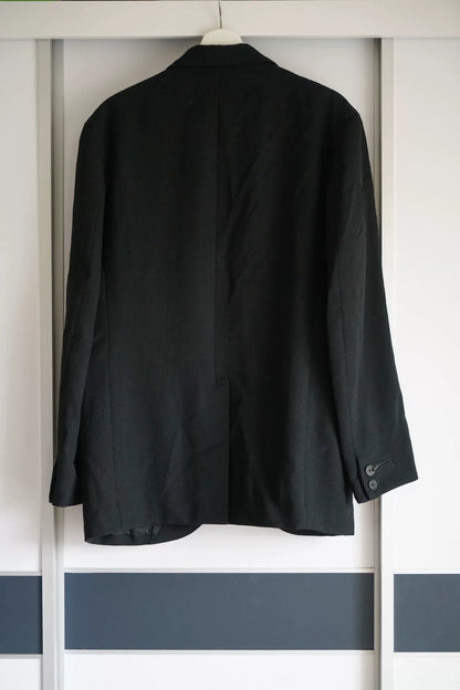 Yohji Yamamoto Black Pocket Zipper Suit