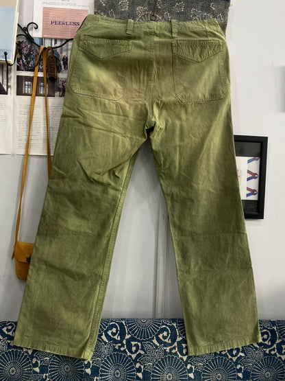 visvim 20aw gifford pants in green