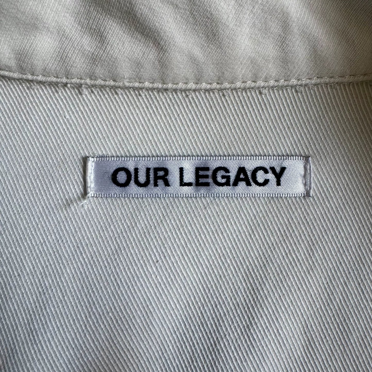 our legacy pocket work jacket in beige