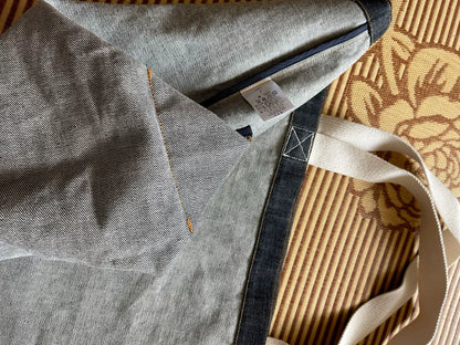 Studio Dartisan Denim Oversized Tote Bag