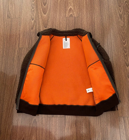 WTAPS Polar Jacket in Brown Fleece