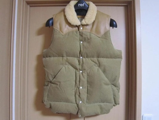 rocky mountain down vest with collar