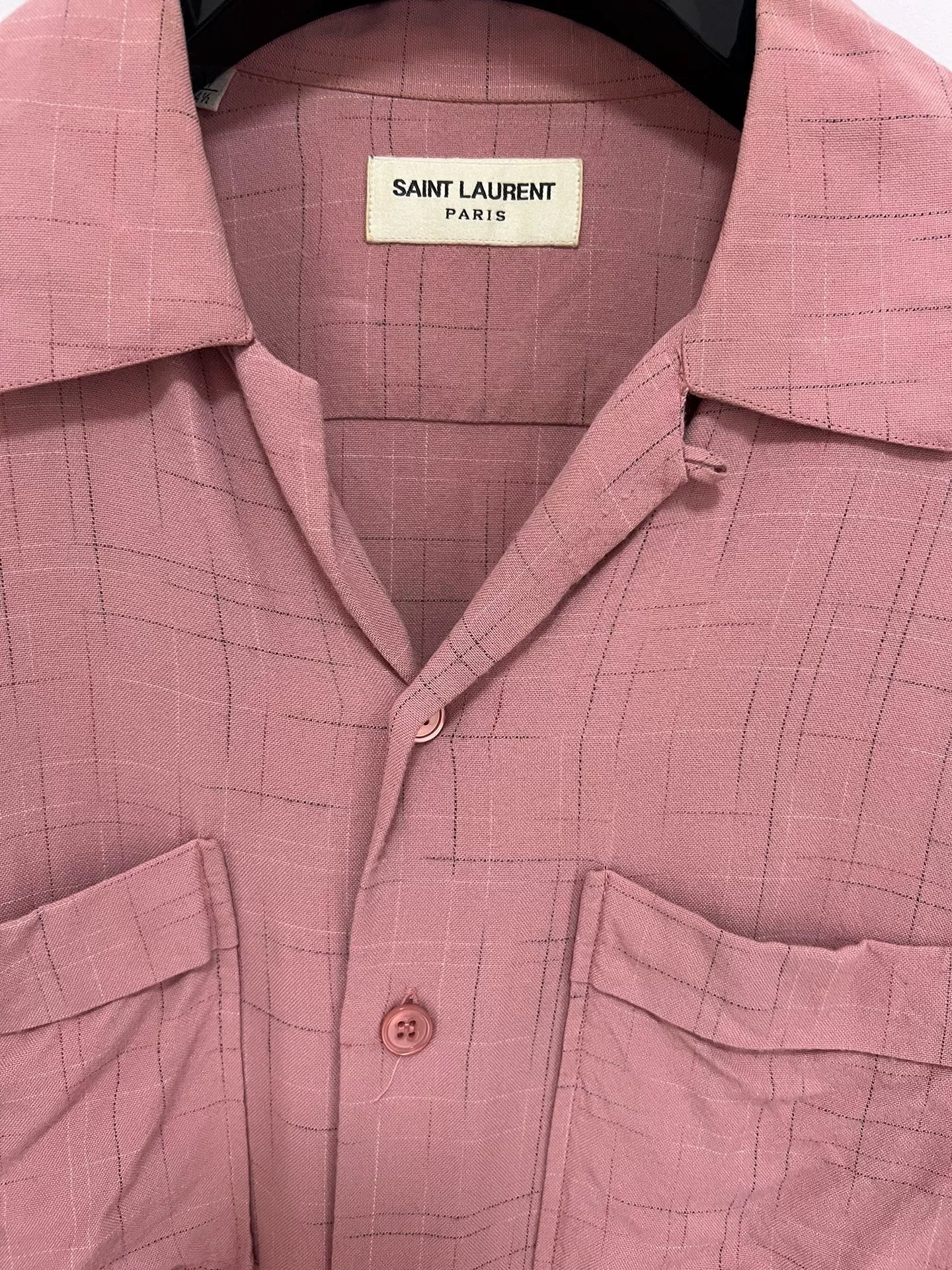 Saint Laurent 2014 GDragon Plaid Shirt