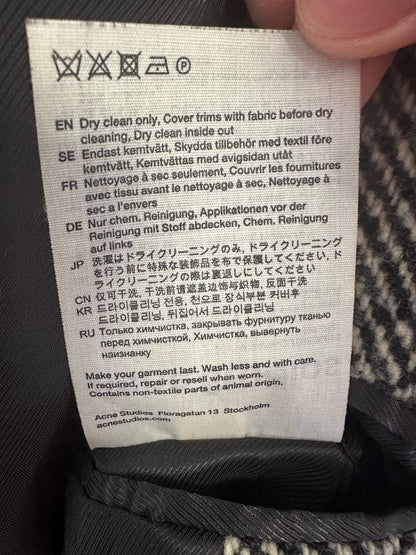 Acne Studios Wool Overcoat Size 44