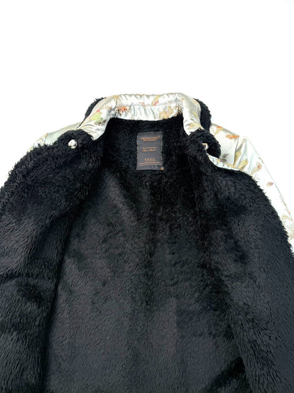 undercover silk brocade jacket with frog buttons