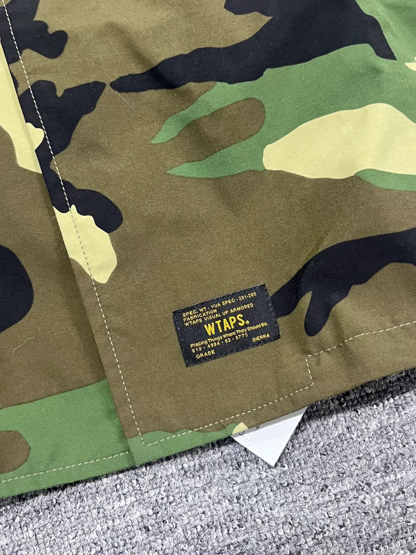 WTAPS Camouflage Long Coat
