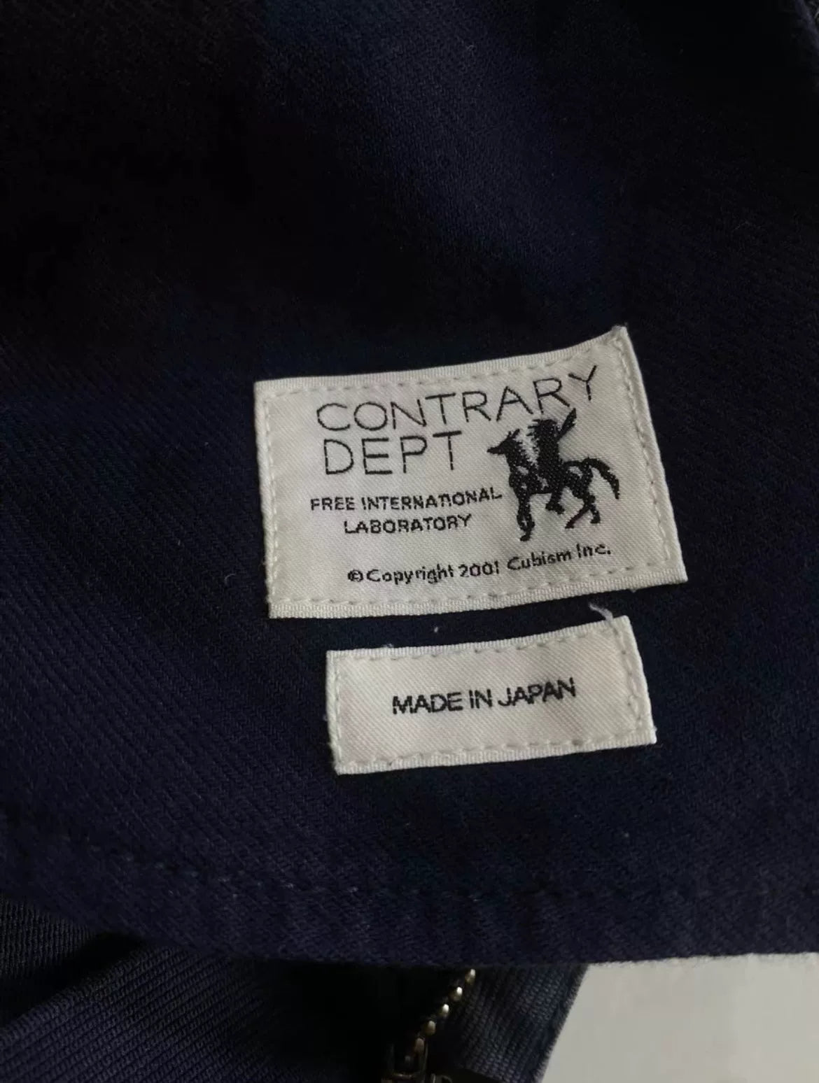 slim contrast dyed corduroy casual pants