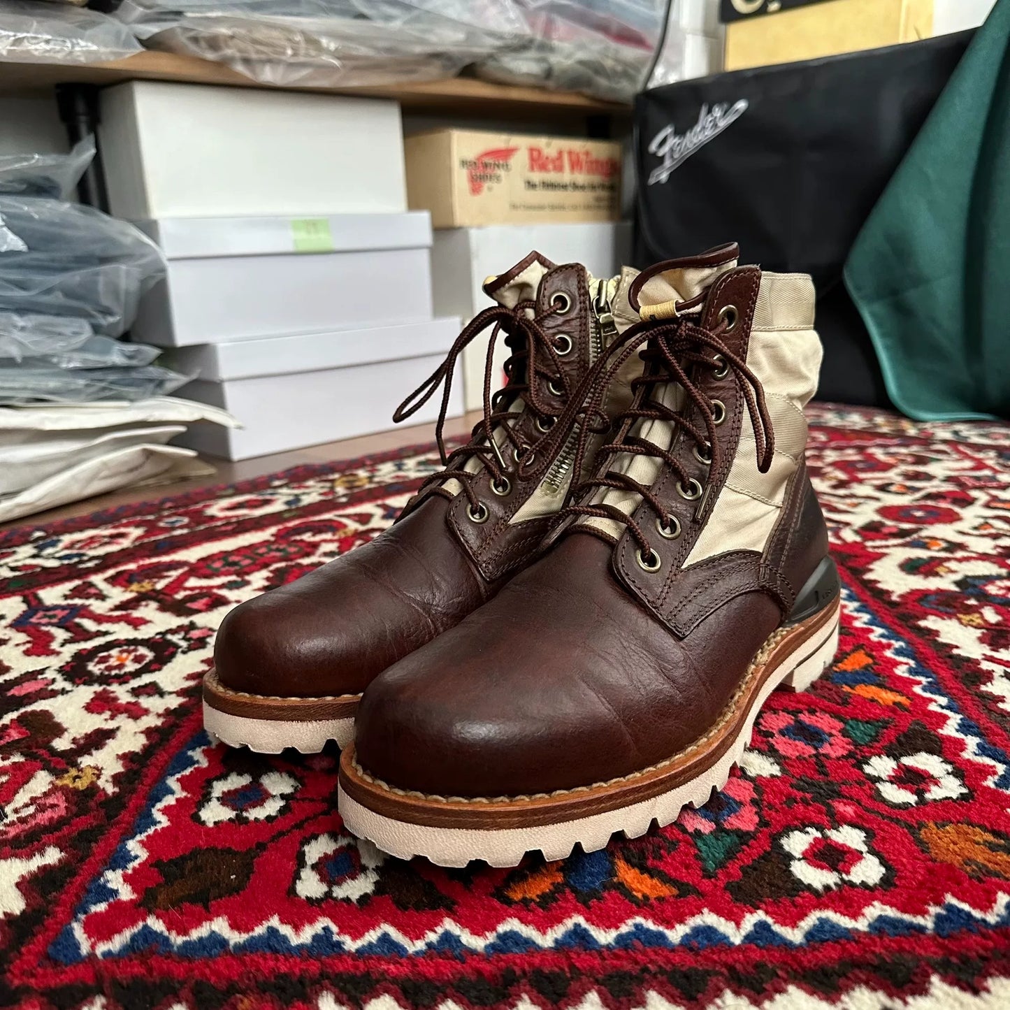 Visvim 7-Hole Folk Work Boots Size 8.5
