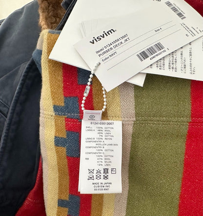 visvim purser deck jacket with wool collar