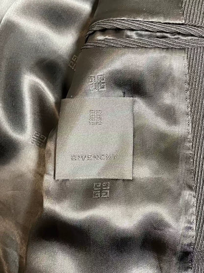 Givenchy Black Wool Coat for Men