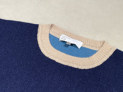 BEAMS x International Gallery Alpaca Color Block Sweater