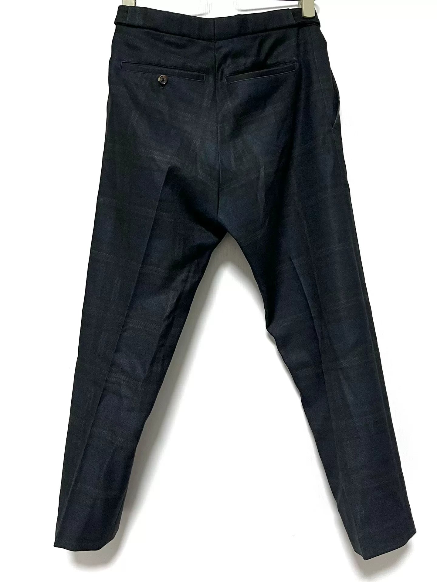 Comme des Garcons SHIRT Green Plaid Cropped Pants