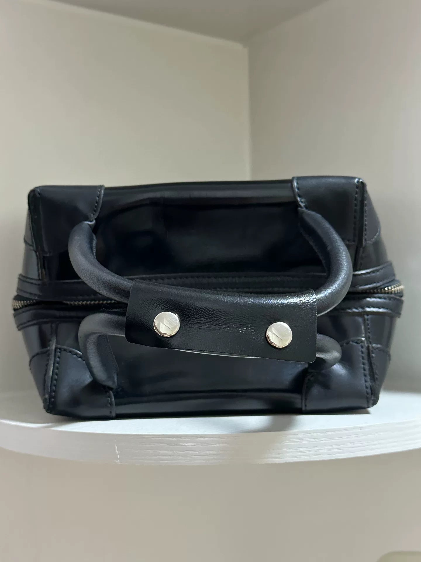 Yohji Yamamoto Y's Black Square Handbag