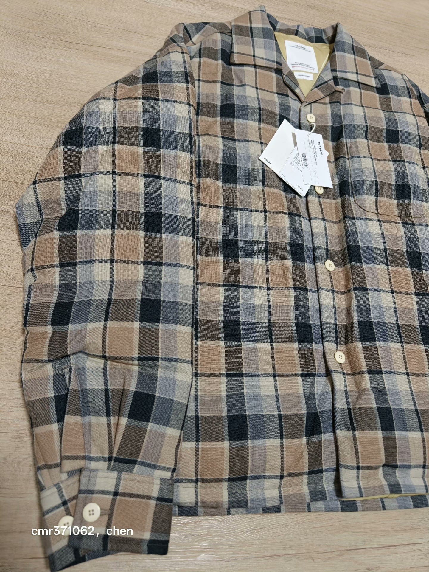 VISVIM 25SS KEESEY CHECK DOWN