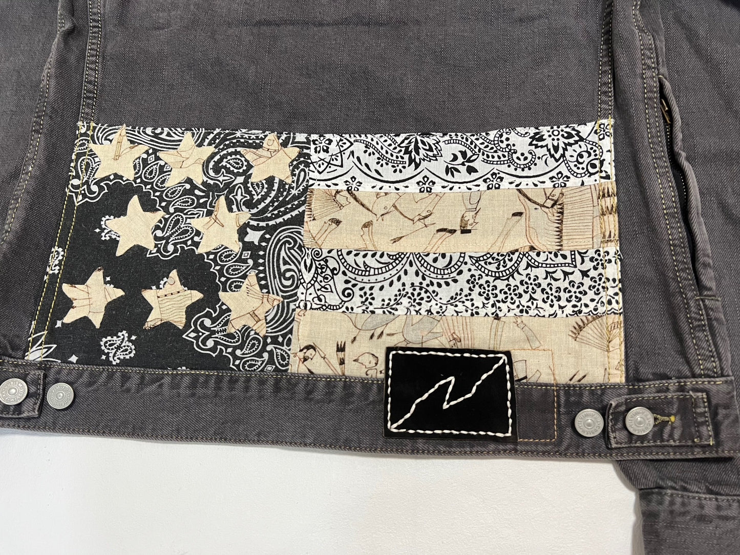 visvim 18 ICT SS 101 JKT Damaged Stars