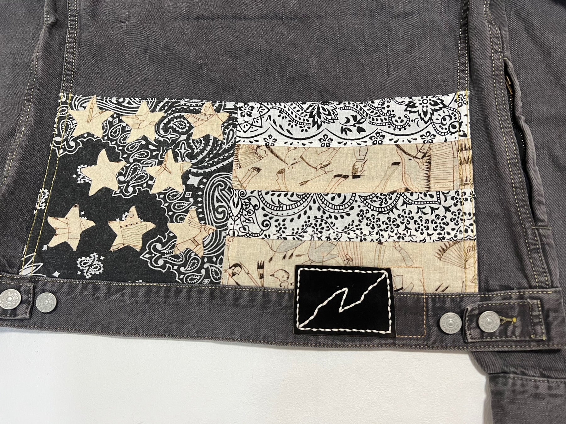 visvim 18 ICT SS 101 JKT Damaged Stars