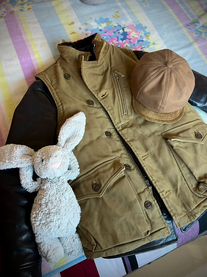 Freewheelers Avatar Vest in Khaki