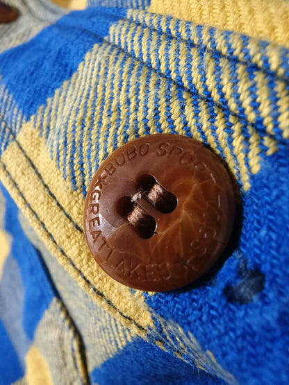 Vintage Flannel Work Shirt in Plaid Design