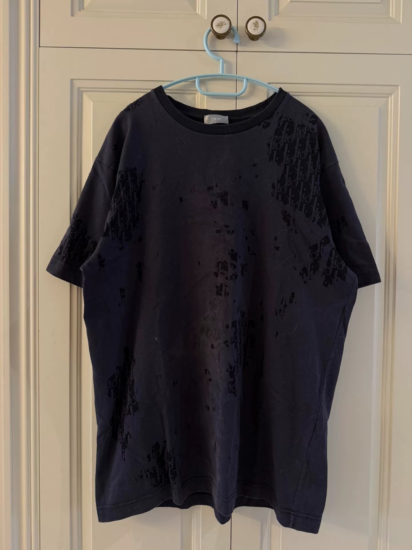 Dior Short Sleeve Shirt with Cut-Out Design