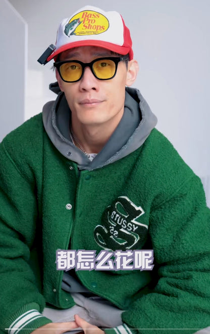 stussy fw22 casentino wool varsity jacket