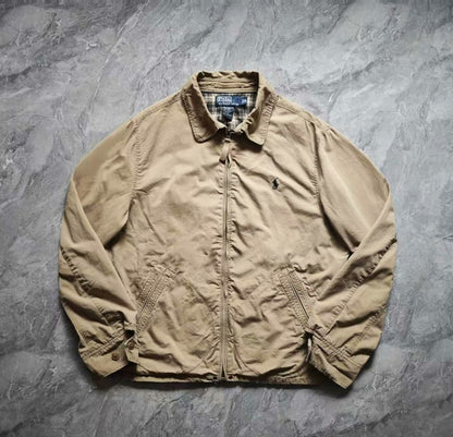 polo ralph lauren harrington jacket in beige
