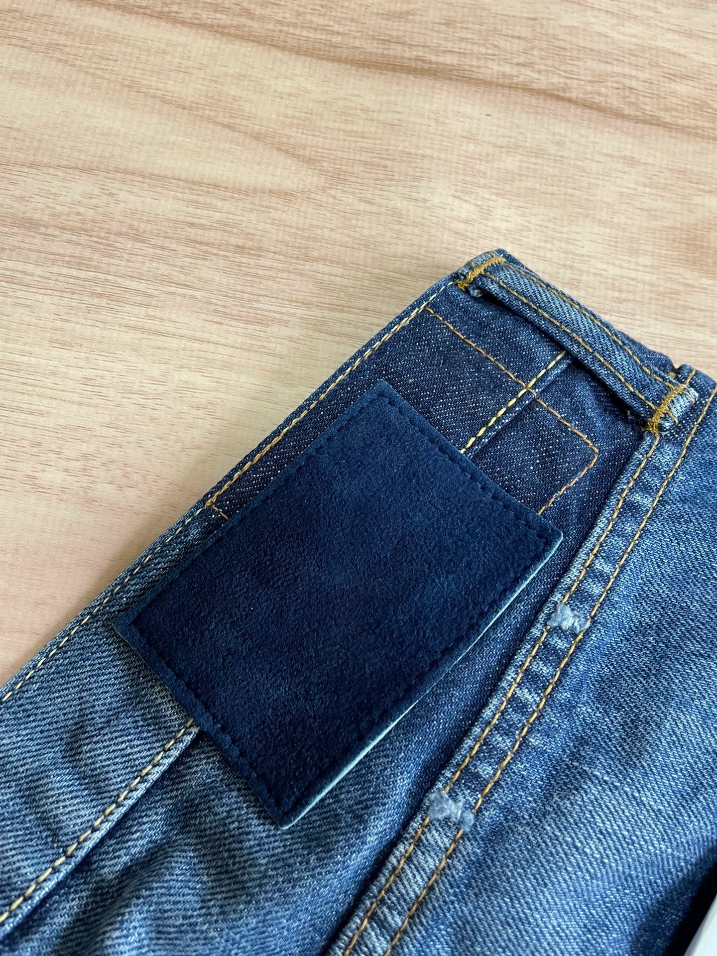 VISVIM SOCIAL SCULPTURE DAMAGED-12 Washed Jeans