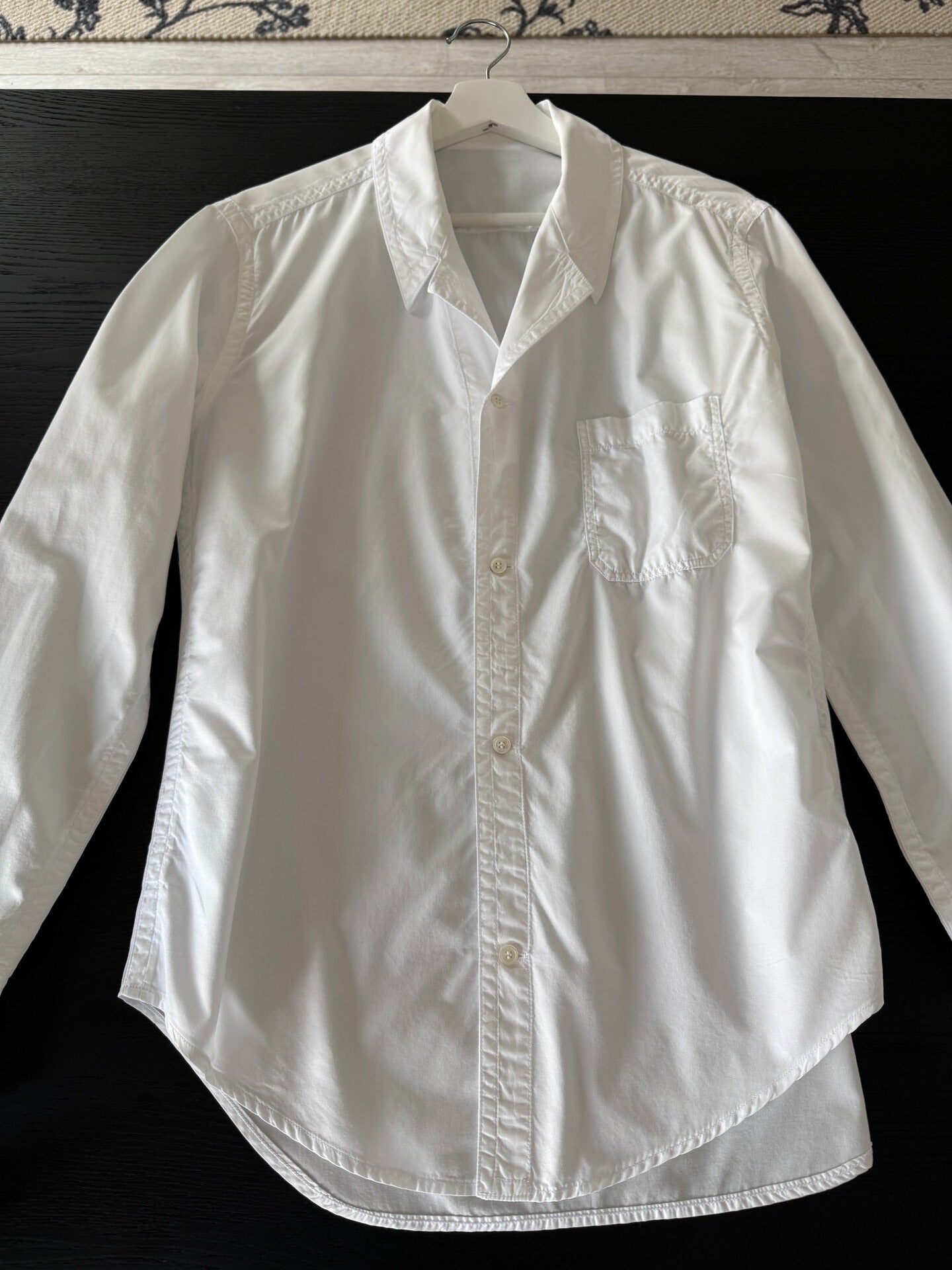 Yohji Yamamoto 12SS Asymmetric Collar Shirt