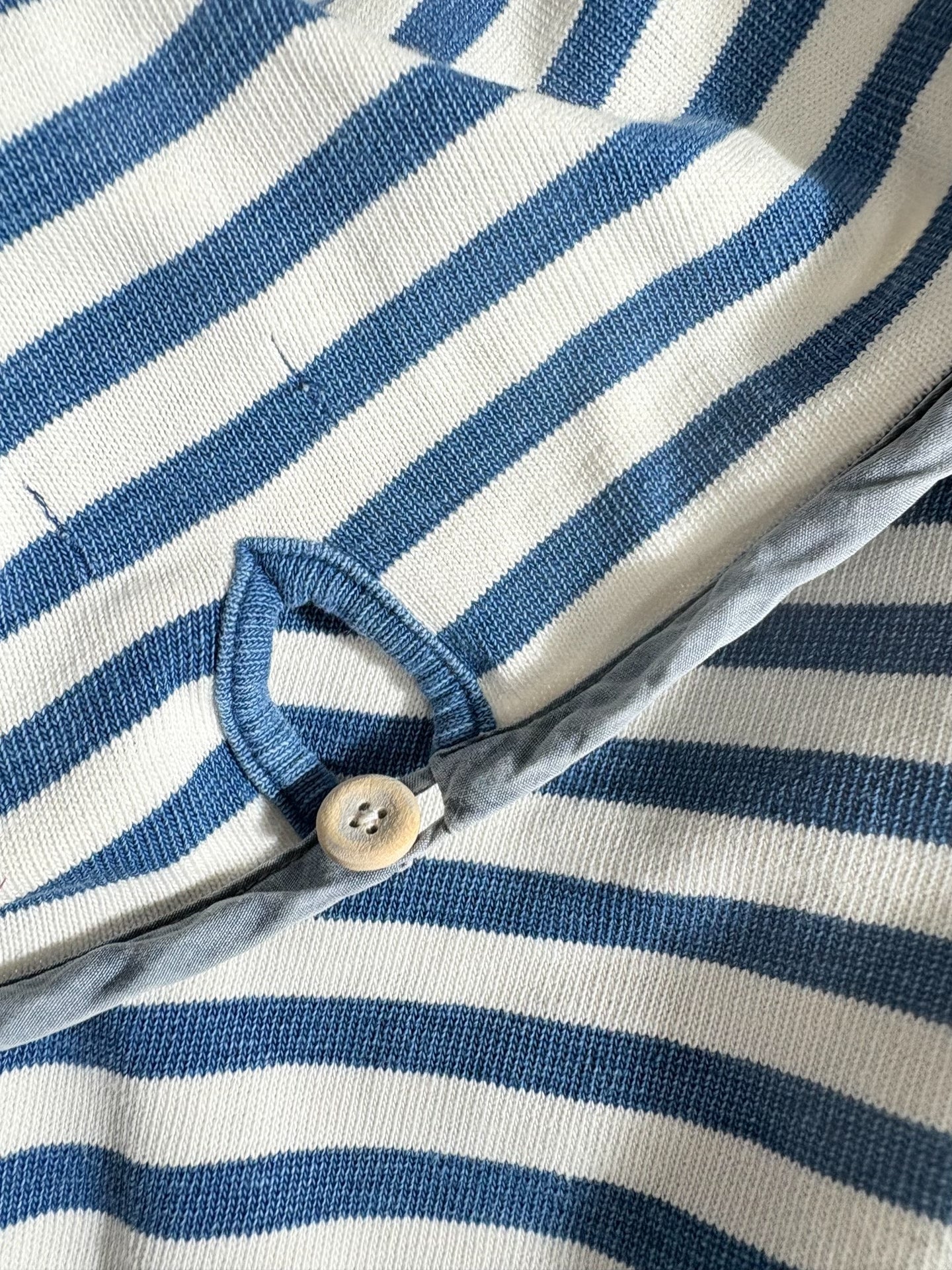 Visvim Indigo Stripe Long Sleeve