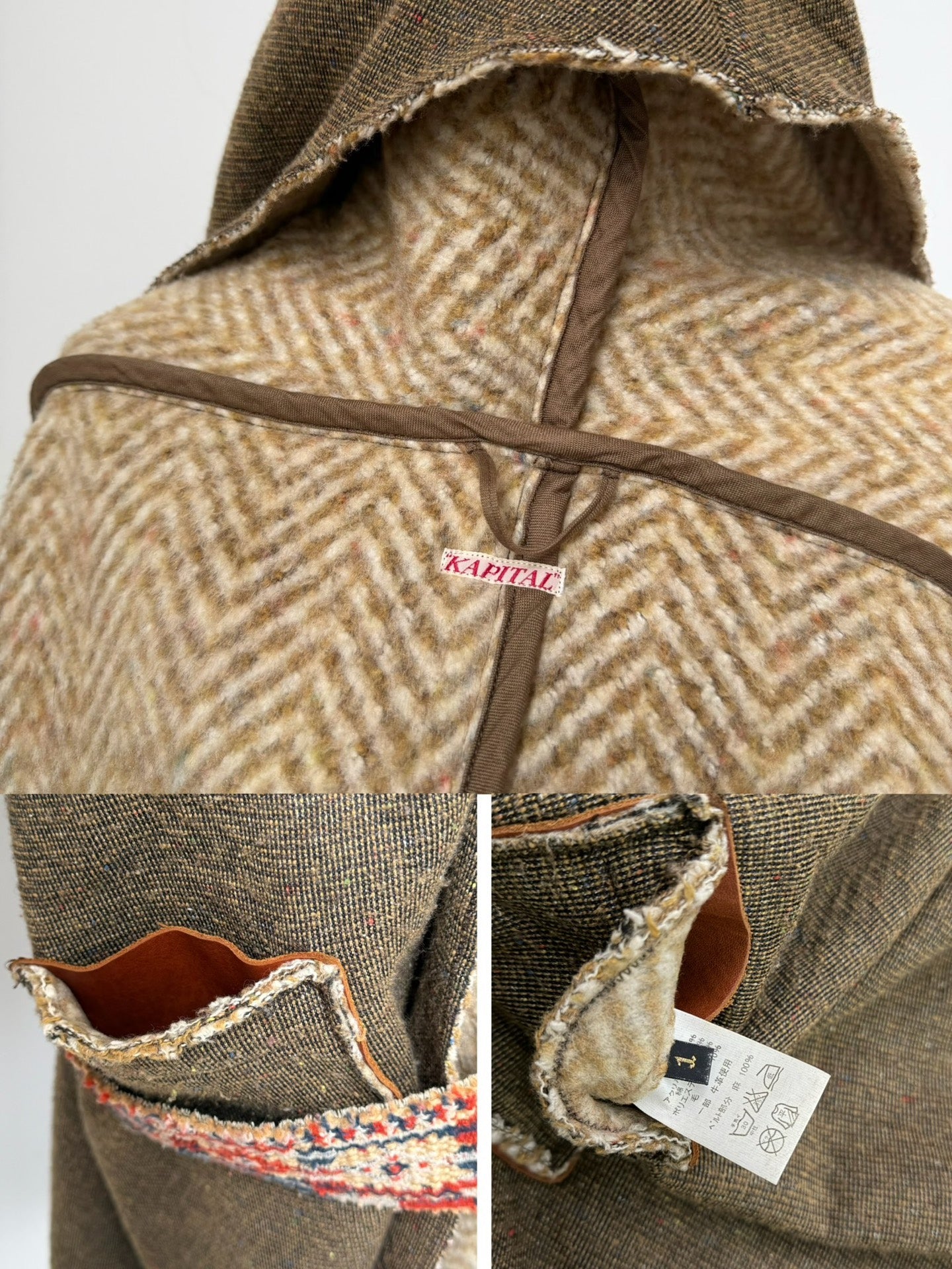 Kapital Vintage Hooded Robe Coat