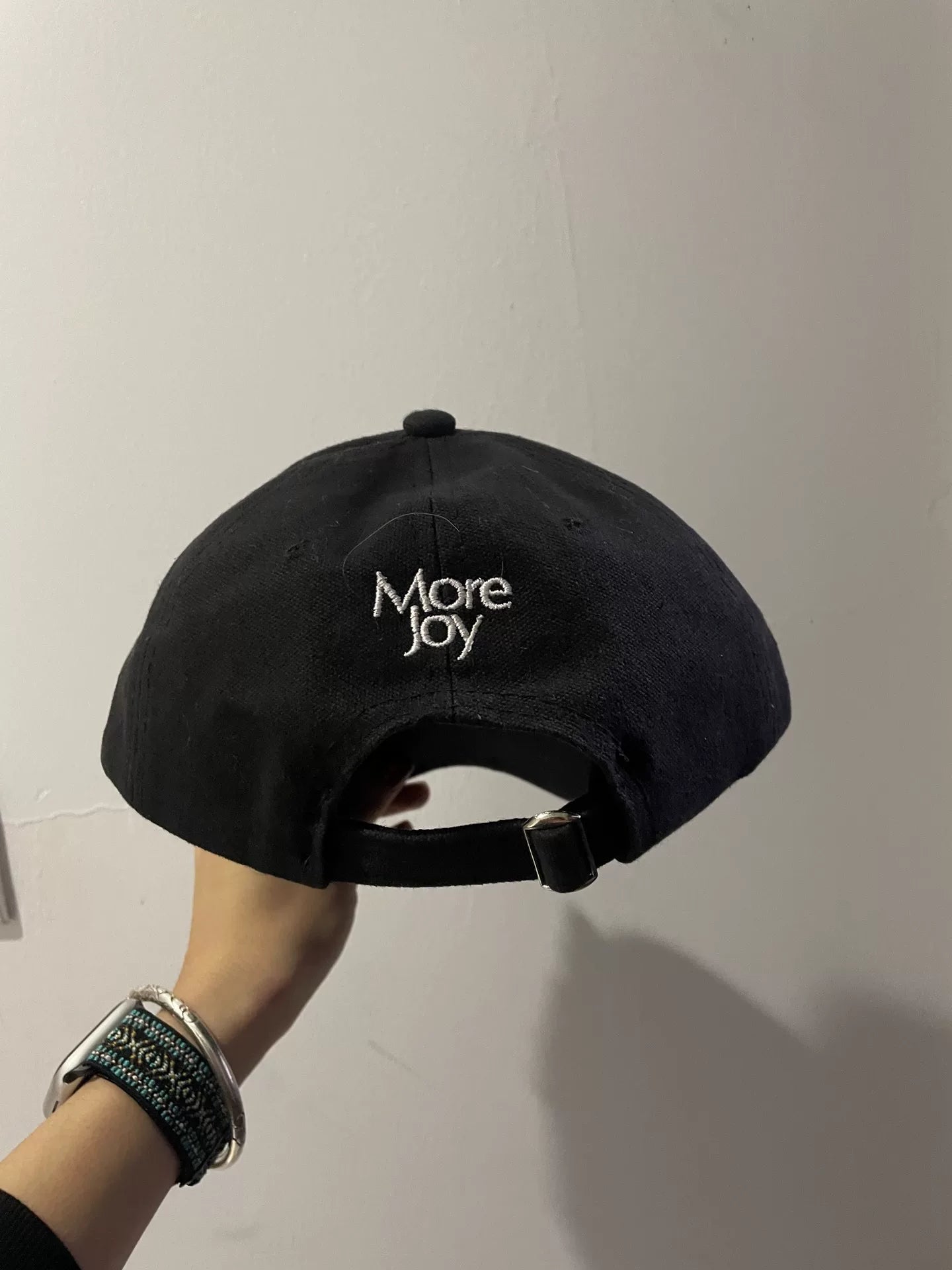 more joy logo baseball cap by christopher kane