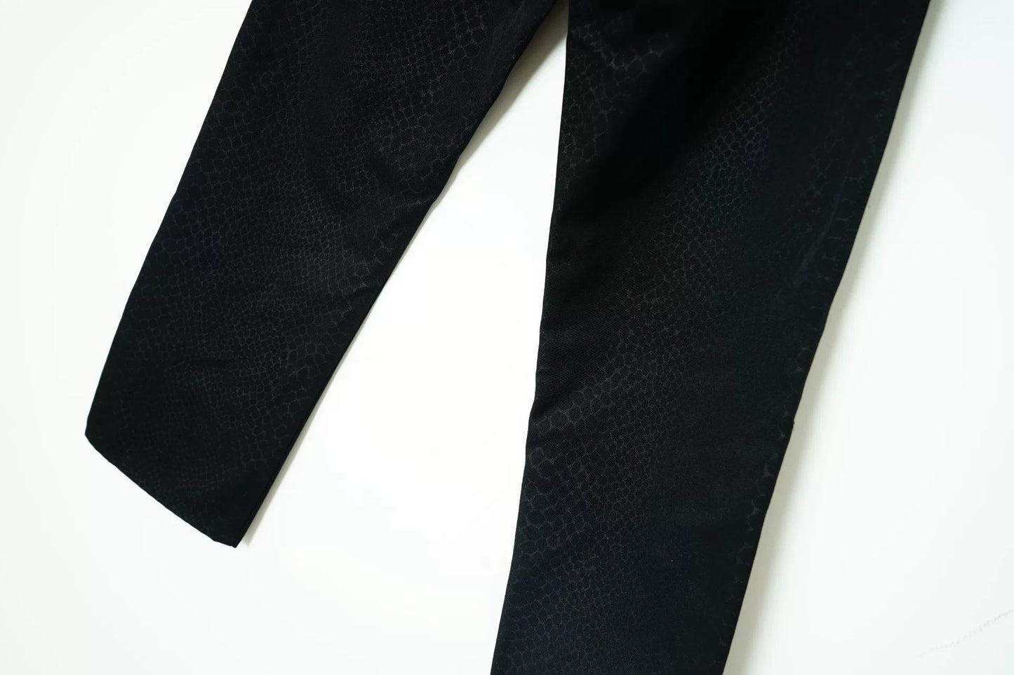 Comme des Garçons Dark Pattern Straight-Leg Pants