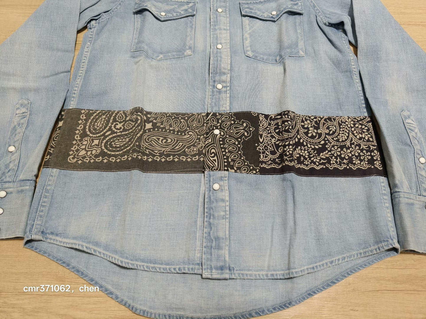 visvim 18SS Bandana Denim Shirt