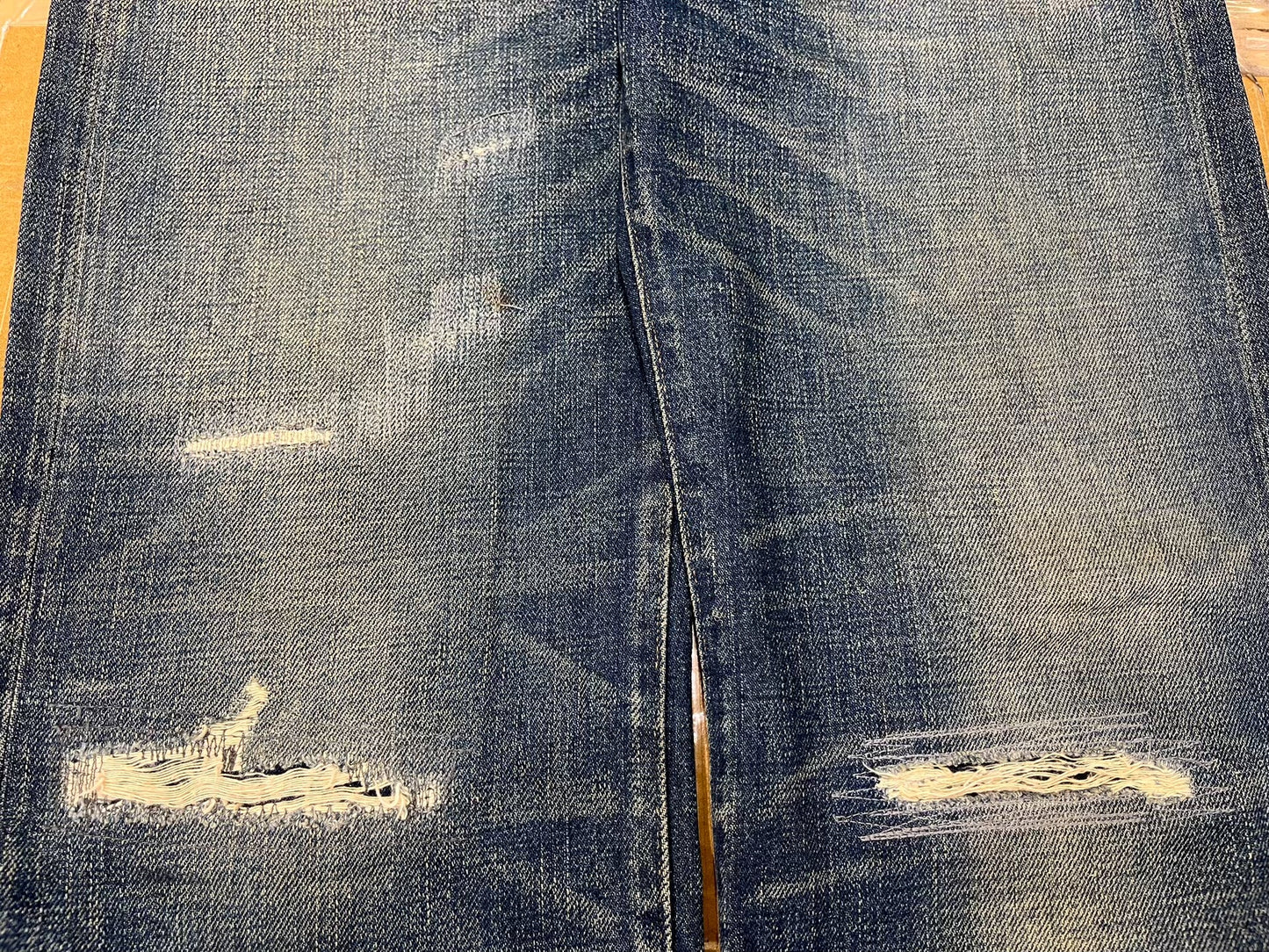 RRL Vintage Distressed Denim Jeans