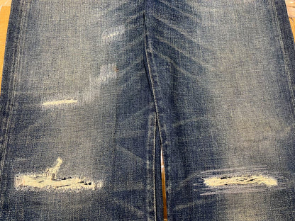 RRL Vintage Distressed Denim Jeans
