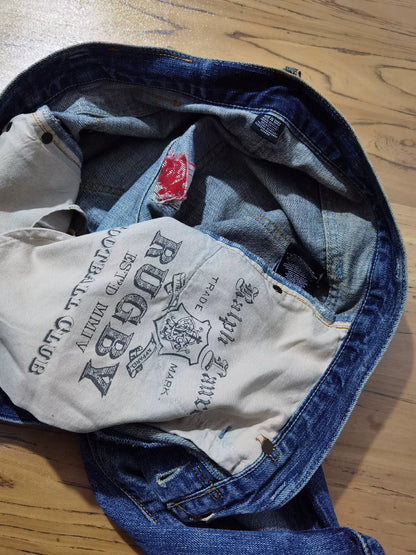 Ralph Lauren Extreme Distressed Patch Jeans