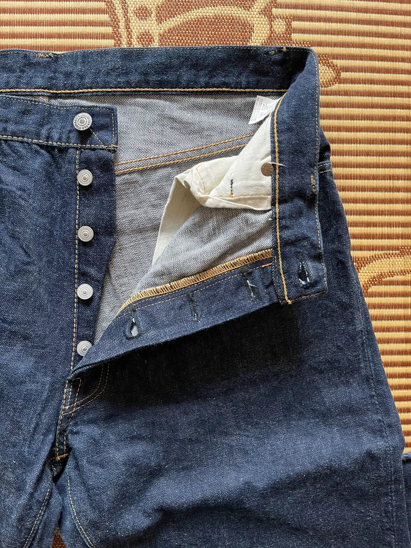 Levis Skull Limited Original Blue Jeans