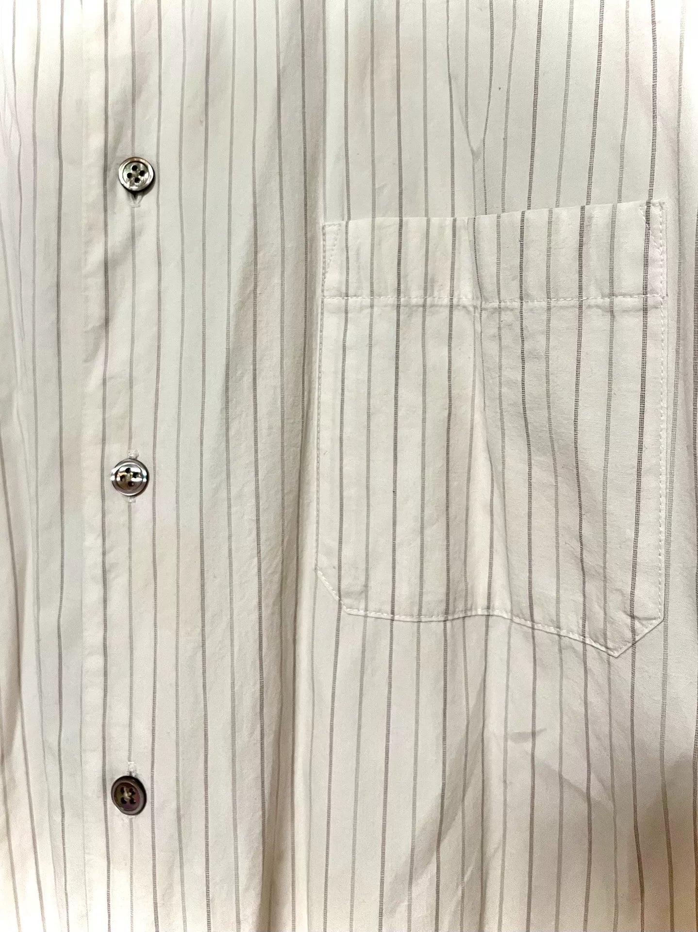 Yohji Yamamoto Oversized Striped Shirt