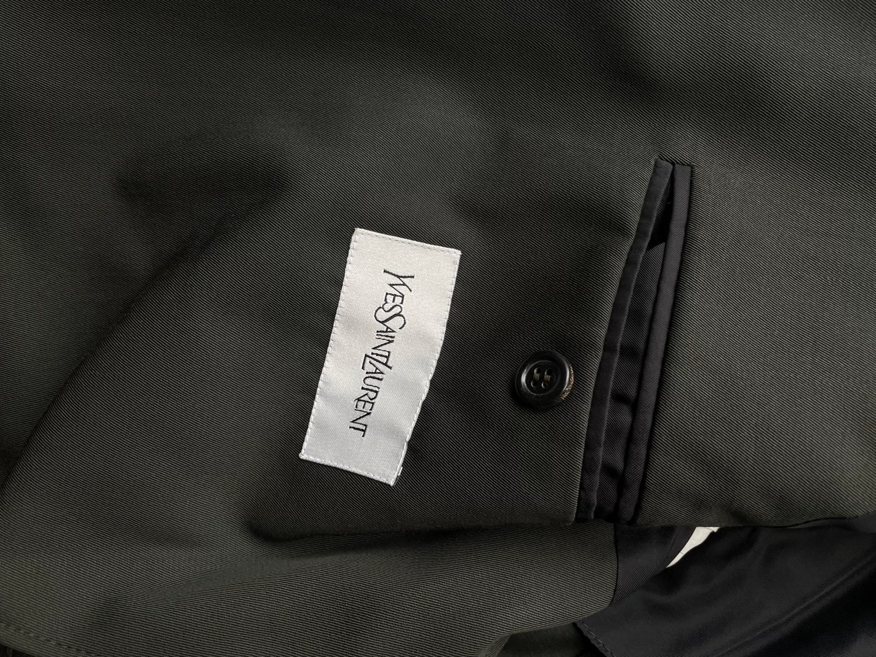 YSL 2011 Vintage Dark Green Blazer
