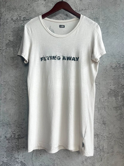 l.g.b flying away graphic tee shirt