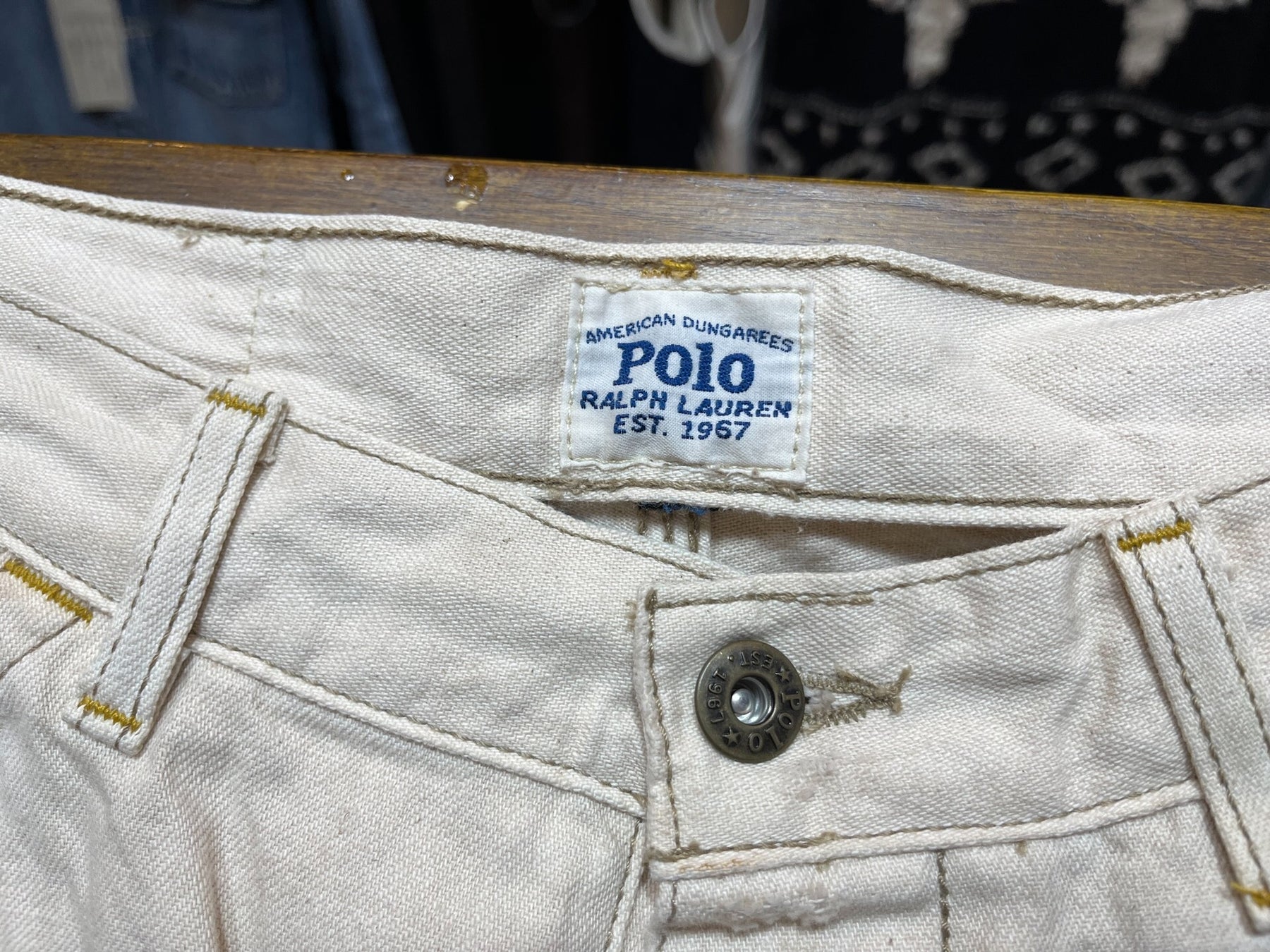 RRL Double RL Distressed Cargo Pants
