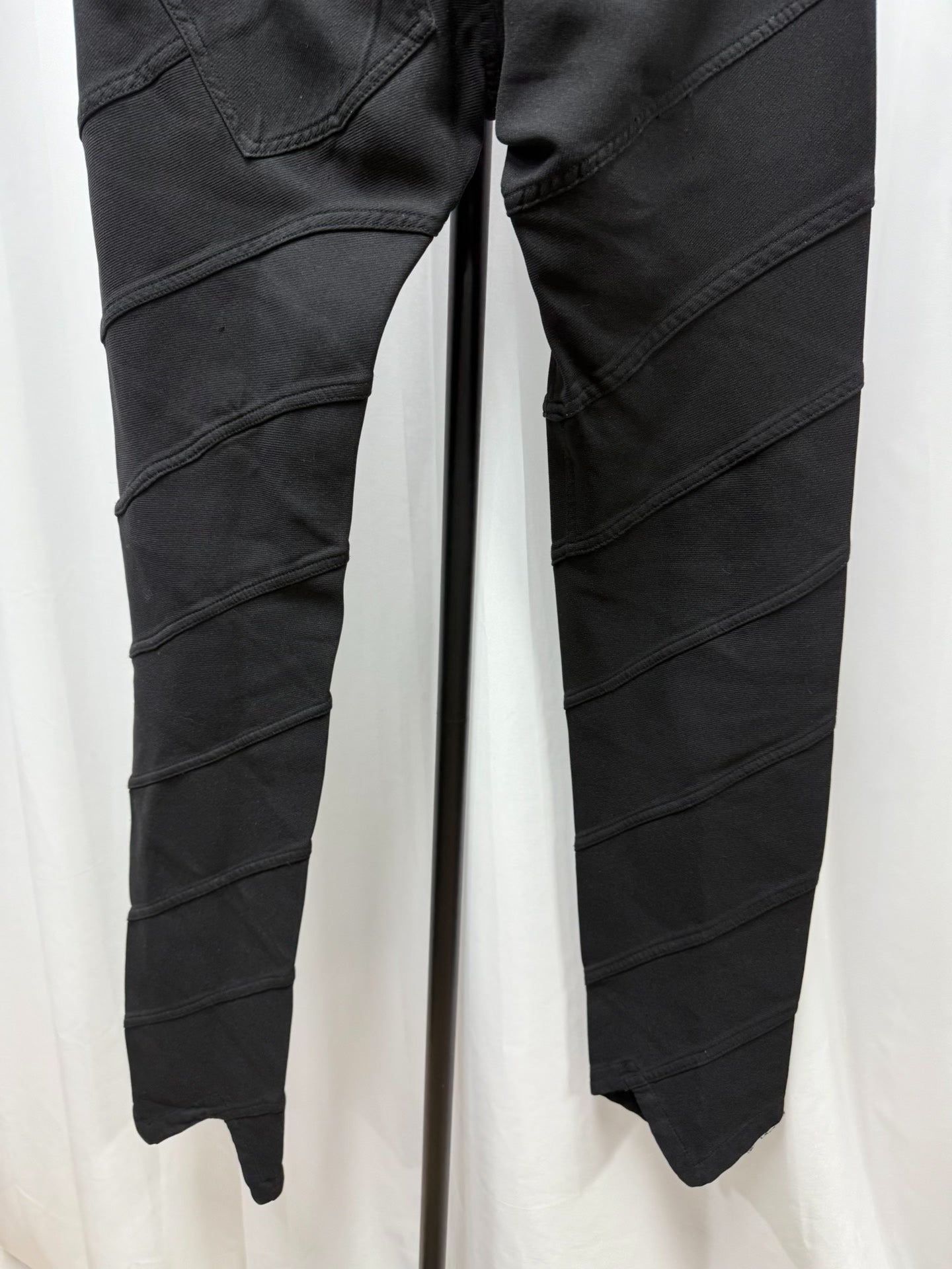 comme des garcons homme plus black pants