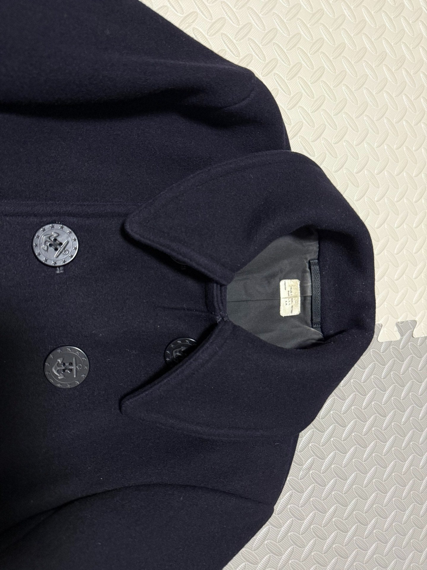 The Real McCoy's Wool Peacoat